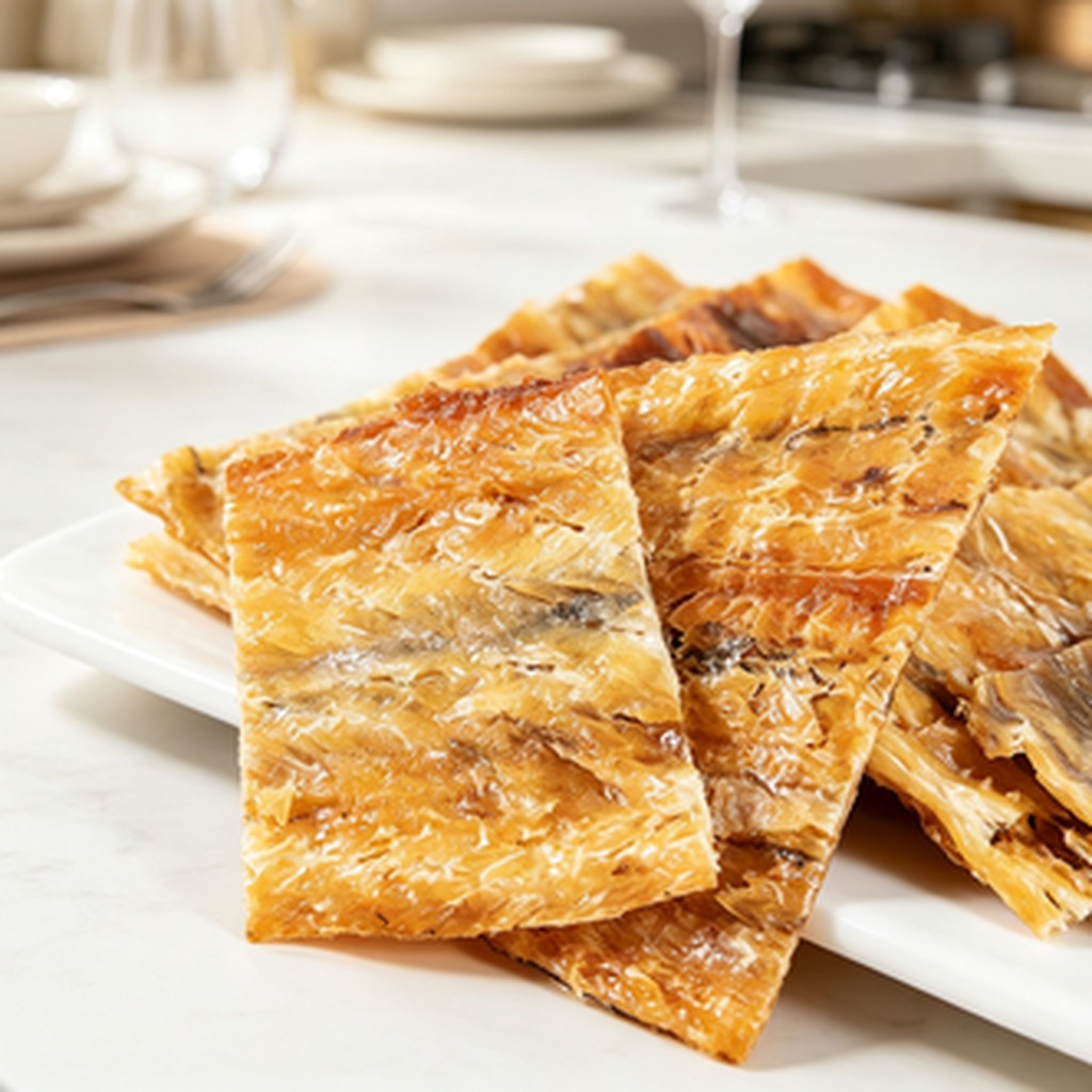 Golden Crispy Fish Snack