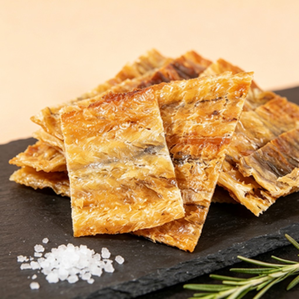 Golden Crispy Fish Snack